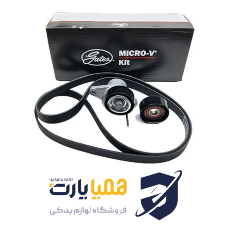 تصویر کیت تسمه دینام رنو ال ۹۰ پاورگریپ گتس (۱۸۲۲) با لیبل شرکت هرینگتون 